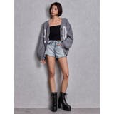 ハイウエストSymmetry GYDA 2WAYラインプリーツデニムパンツ | GYDA | 詳細画像36 