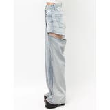 ハイウエストSymmetry GYDA 2WAYラインプリーツデニムパンツ | GYDA | 詳細画像44 