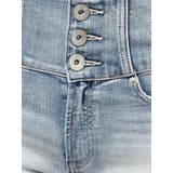 ハイウエストボタンBACKカーブクロスGYDA chainデニムショートパンツ | GYDA | 詳細画像35