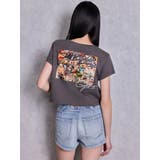 ハイウエストボタンBACKカーブクロスGYDA chainデニムショートパンツ | GYDA | 詳細画像5