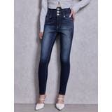 ハイウエストボタンBACKカーブクロスGYDA chainスキニーデニムパンツ | GYDA | 詳細画像21