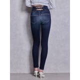 ハイウエストボタンBACKカーブクロスGYDA chainスキニーデニムパンツ | GYDA | 詳細画像22