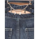 ハイウエストボタンBACKカーブクロスGYDA chainスキニーデニムパンツ | GYDA | 詳細画像32