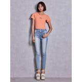 ハイウエストボタンBACKカーブクロスGYDA chainスキニーデニムパンツ | GYDA | 詳細画像5