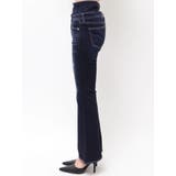 ハイウエストBACKクロスダメージフレアデニムパンツ | GYDA | 詳細画像4 