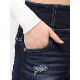 ハイウエストBACKクロスダメージフレアデニムパンツ | GYDA | 詳細画像8 