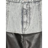 【TINY】フェイクレザードッキングデニムスカートライクショートパンツ | GYDA | 詳細画像19 