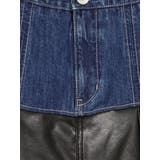 【TINY】フェイクレザードッキングデニムスカートライクショートパンツ | GYDA | 詳細画像20 