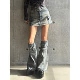 【TINY】レッグウォーマー付きミニスカートライクショートパンツ | GYDA | 詳細画像1 