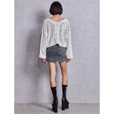 2WAYメッシュブリーチニットトップス | GYDA | 詳細画像18 