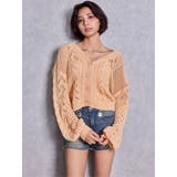 2WAYメッシュブリーチニットトップス | GYDA | 詳細画像3 