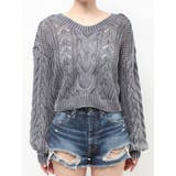 2WAYメッシュブリーチニットトップス | GYDA | 詳細画像37 