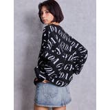 GYDA SLANT PATTERNニットトップス | GYDA | 詳細画像4 