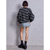 GYDA SLANT PATTERNニットトップス | GYDA | 詳細画像6 