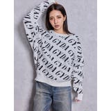 GYDA SLANT PATTERNニットトップス | GYDA | 詳細画像7 