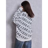 GYDA SLANT PATTERNニットトップス | GYDA | 詳細画像8 