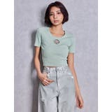 GG bijou MOLDラメニットトップス | GYDA | 詳細画像11 