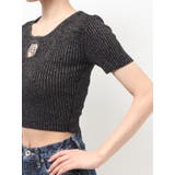 GG bijou MOLDラメニットトップス | GYDA | 詳細画像30 