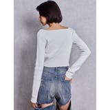 GG bijou ZIPブリーチニットショートトップス | GYDA | 詳細画像14 