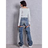 GG bijou ZIPブリーチニットショートトップス | GYDA | 詳細画像17 