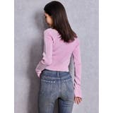 GG bijou ZIPブリーチニットショートトップス | GYDA | 詳細画像19 