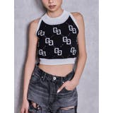 ブラック | GG glitter quiltingアメスリニットトップス | GYDA