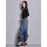 GGロゴラインストーンラメテレコトップス | GYDA | 詳細画像11 