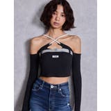 GYDAフロントクロスラメテレコTOPS | GYDA | 詳細画像8