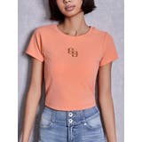 オレンジ | GLITTER GG Tシャツ | GYDA