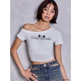 GYDA/Disney/ラメプリントワンショルダーTシャツ | GYDA | 詳細画像1