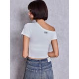 GYDA/Disney/ラメプリントワンショルダーTシャツ | GYDA | 詳細画像7