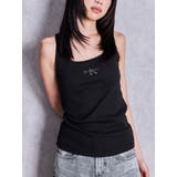 ブラック | Calvin Klein MONOLOGO SCOOP NK | GYDA