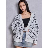 GYDA SLANT PATTERNニットカーディガン | GYDA | 詳細画像2 