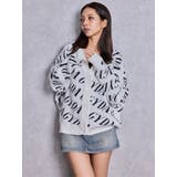 GYDA SLANT PATTERNニットカーディガン | GYDA | 詳細画像3 