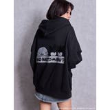 ブラック | GYDA×サンリオキャラクターズ BIGパーカー | GYDA