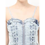 sacred edge cross ZIPスカートライクデニムミニワンピース | GYDA | 詳細画像26