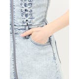 sacred edge cross ZIPスカートライクデニムミニワンピース | GYDA | 詳細画像29