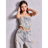 2WAYデニムチェーンロンパース | GYDA | 詳細画像18 