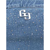 GGプレートbijouカットデニムベアワンピース | GYDA | 詳細画像34