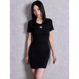 Symmetry GYDAプレートハーフスリーブニットワンピース | GYDA | 詳細画像15 