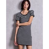 Symmetry GYDAプレートハーフスリーブニットワンピース | GYDA | 詳細画像2 