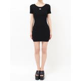 Symmetry GYDAプレートハーフスリーブニットワンピース | GYDA | 詳細画像33 