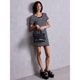 Symmetry GYDAプレートハーフスリーブニットワンピース | GYDA | 詳細画像7 