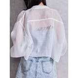 オフホワイト | Gemyntar bijou SHEERシャツ | GYDA