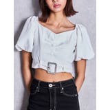 オフホワイト | bijouバックルブラウス | GYDA