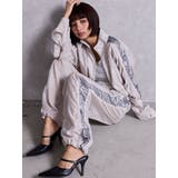 sacred edge cross shinyギャザーパンツ | GYDA | 詳細画像2 