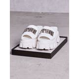 オフホワイト | GYDA bijouプレートボリュームソールサンダル | GYDA