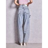 ハイウエストGYDA CUT OUT SIDE RIPPEDデニムパンツ | GYDA | 詳細画像16 