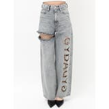 ハイウエストGYDA CUT OUT SIDE RIPPEDデニムパンツ | GYDA | 詳細画像21 