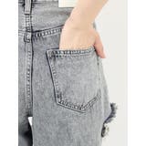 ハイウエストGYDA CUT OUT SIDE RIPPEDデニムパンツ | GYDA | 詳細画像25 